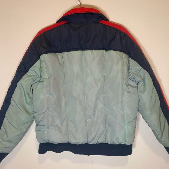 VTG 70s Stowe Light Blue Puffer Jacket - Picture 5 of 16